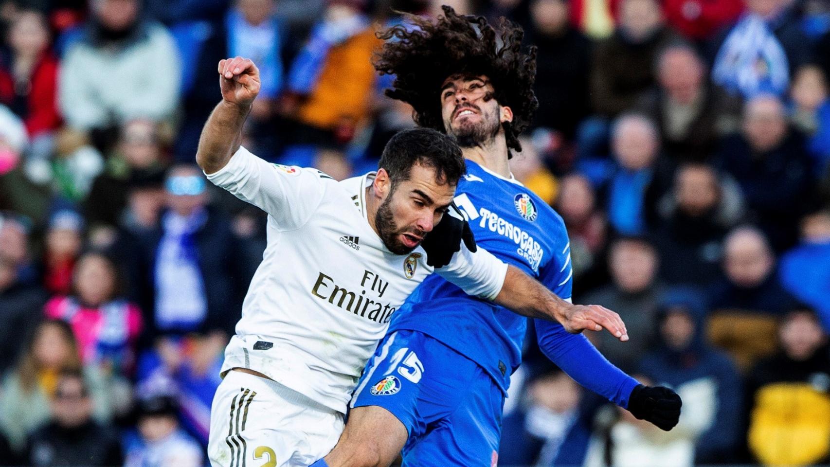 Carvajal en el Getafe-Real Madrid