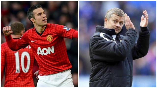 Van Persie y Solskjaer