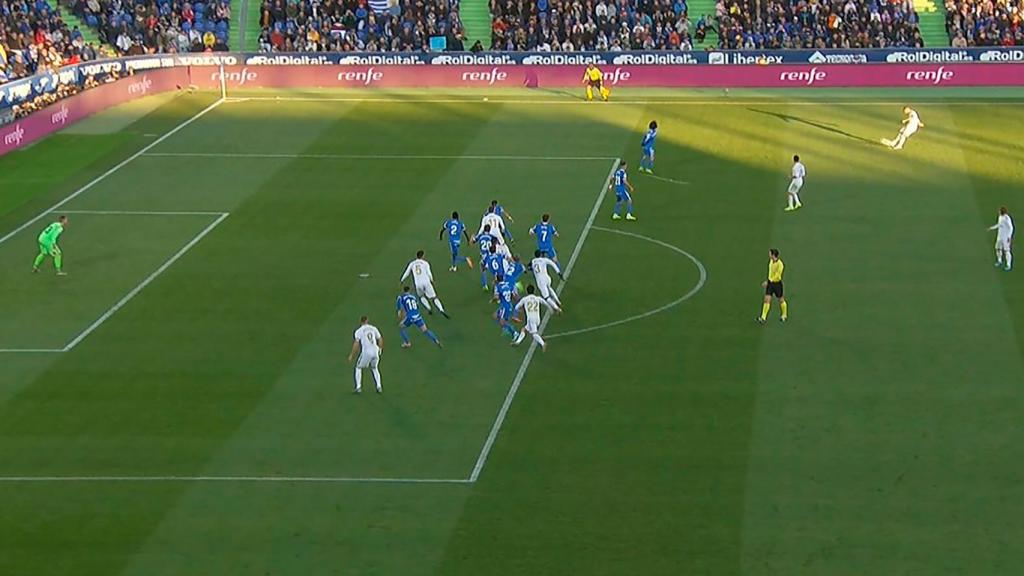 Gol legal de Varane al Getafe