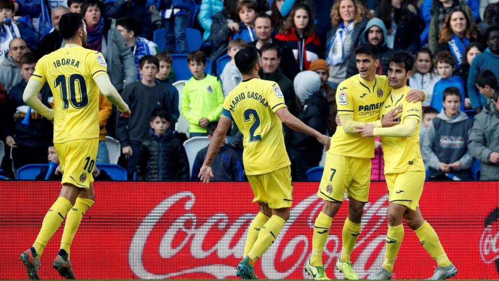 Manu Trigueros celebra su gol