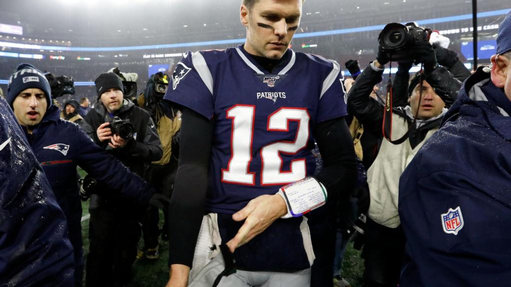 Tom Brady, al final del encuentro