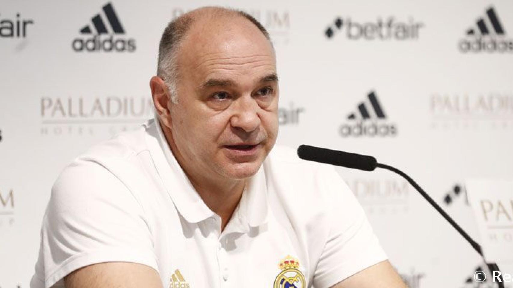 Pablo Laso, en rueda de prensa