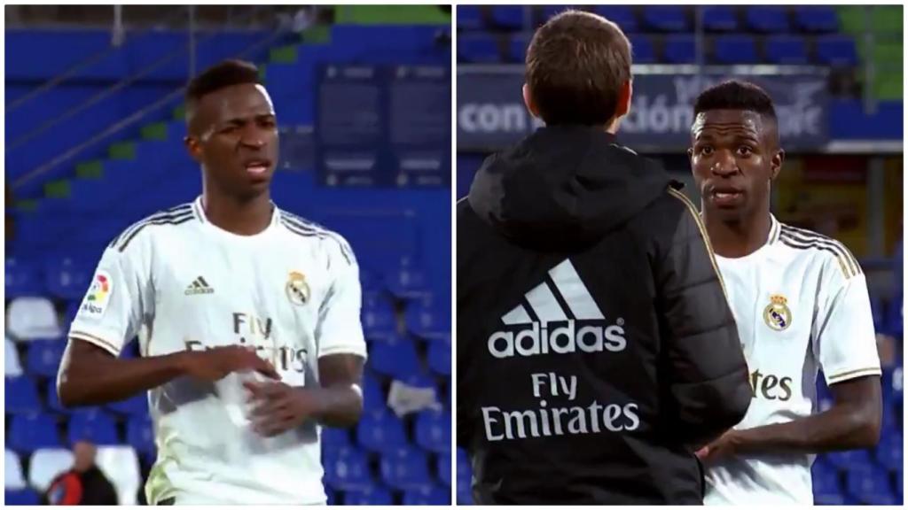 La discusión de Vinicius con el preparador físico