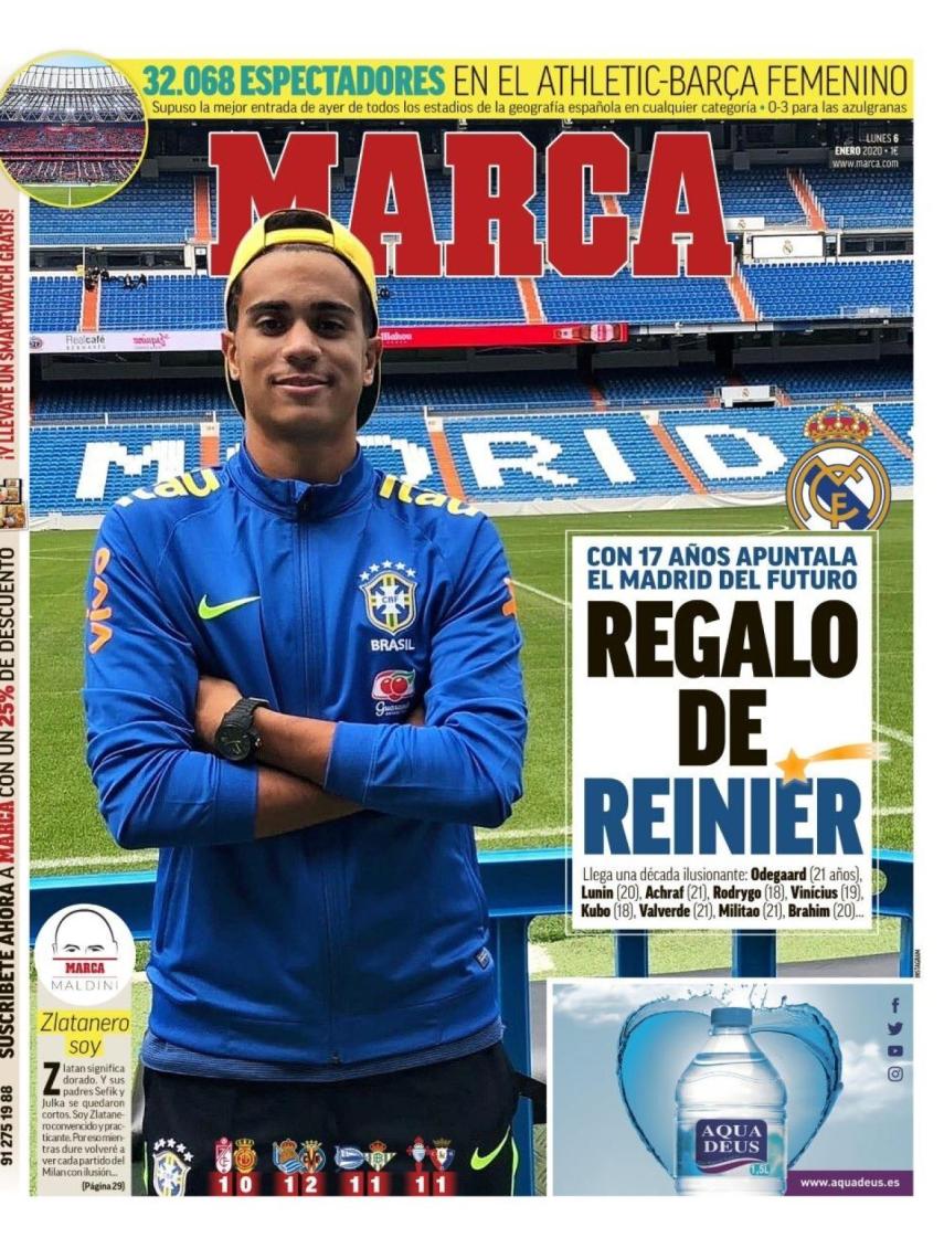 La portada del diario MARCA (06/01/2019)