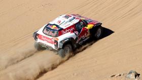 Carlos Sainz en la segunda etapa del Dakar 2020