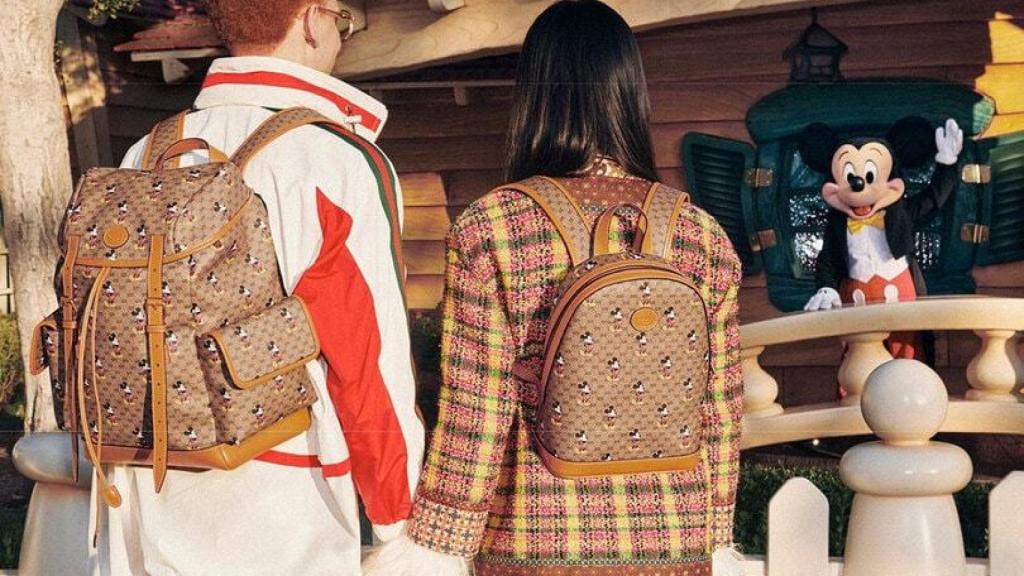 Las mochilas de Gucci de la colección.