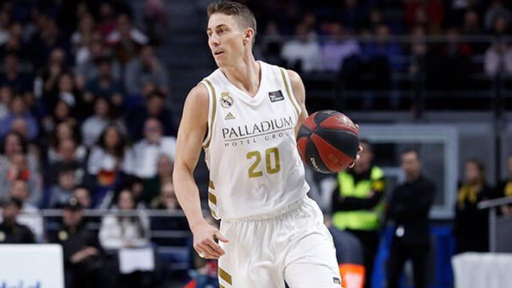 Carroll, durante el partido de Liga Endesa entre Real Madrid y Valencia Basket