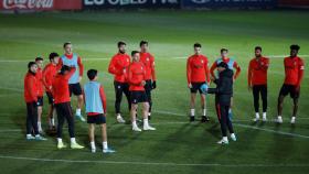 El Atleti se ejercita para preparar el partido ante el Barça