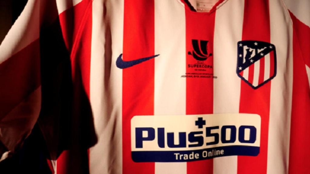 El Atlético luce una camiseta especial para la Supercopa de España