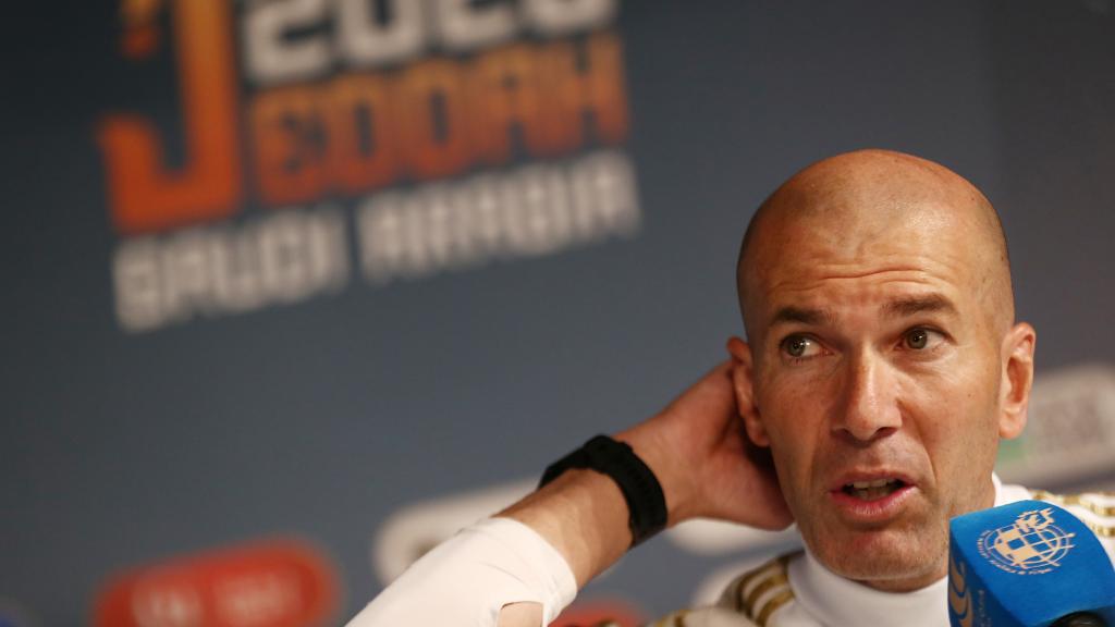 Zidane, en rueda de prensa previa a la Supercopa de España