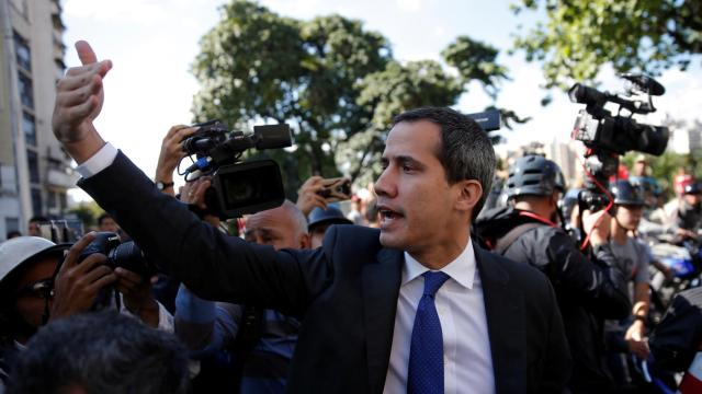 El presidente de la Asamblea Nacional de Venezuela, Juan Guaidó.