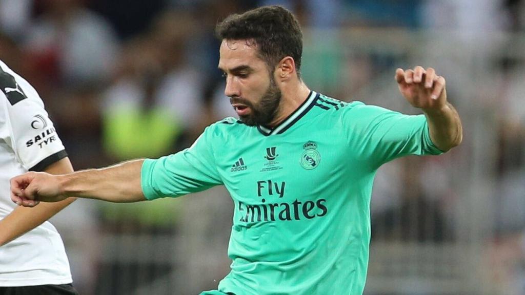 Carvajal en el Valencia - Real Madrid