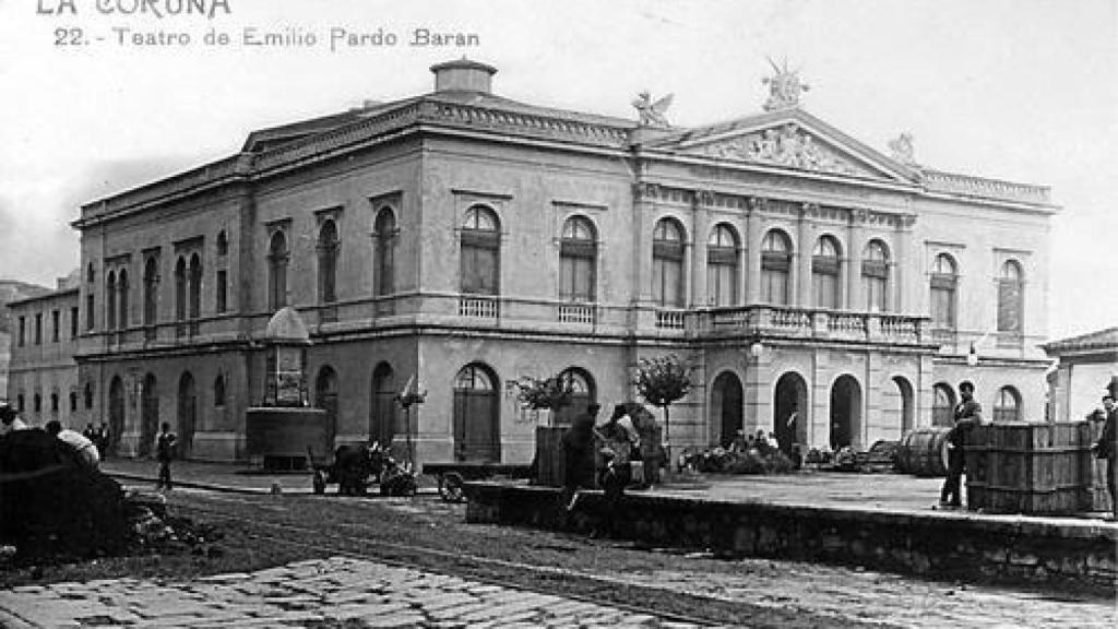 El Teatro-Circo Emilia Pardo Bazán, construido en 1901 en sustitución del Circo Coruñés.