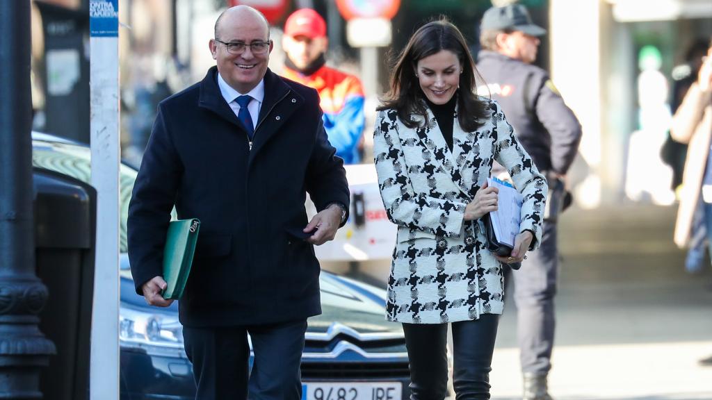 La chaqueta que ha lucido este jueves la lució por primera vez en noviembre de 2019.