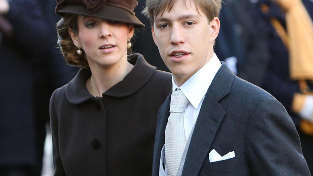 El príncipe Luis y Tessy Antony, en 2015