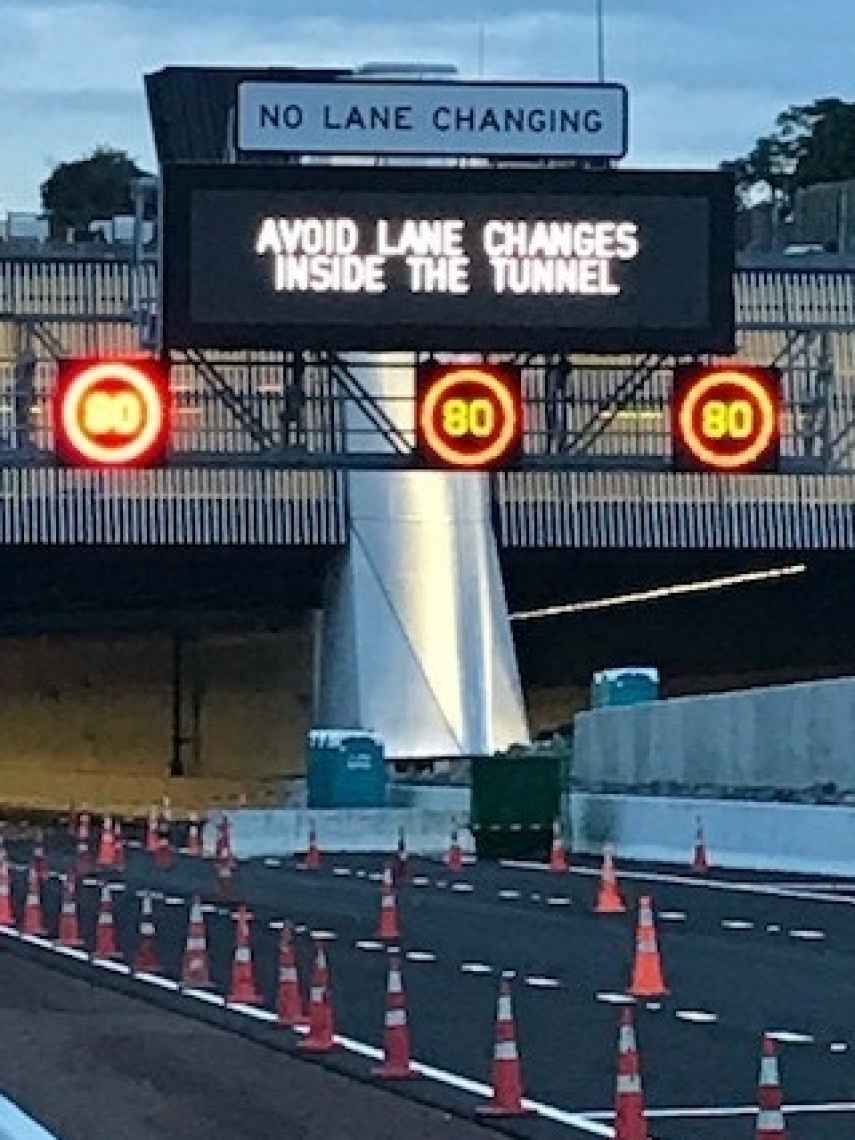 Tunel de Waterview en Auckland, Nueva Zelanda.