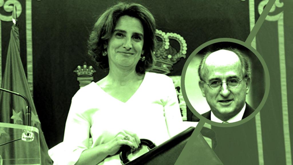 Teresa Ribera y Antonio Brufau.