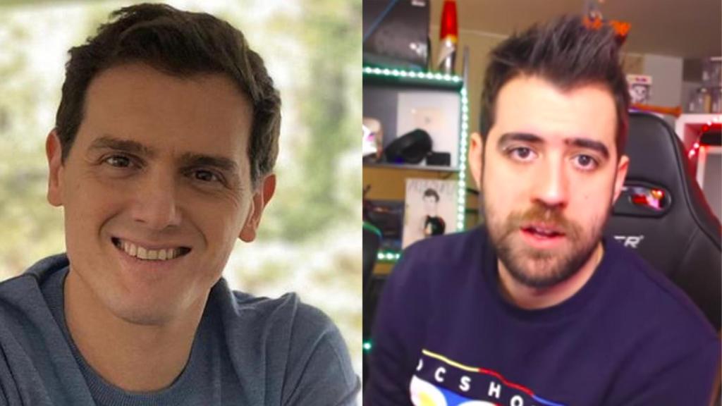 Albert Rivera y Auronplay en un fotomontaje de LA JUNGLA.