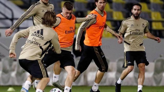 El Real Madrid se entrena en Arabia Saudí antes de la final