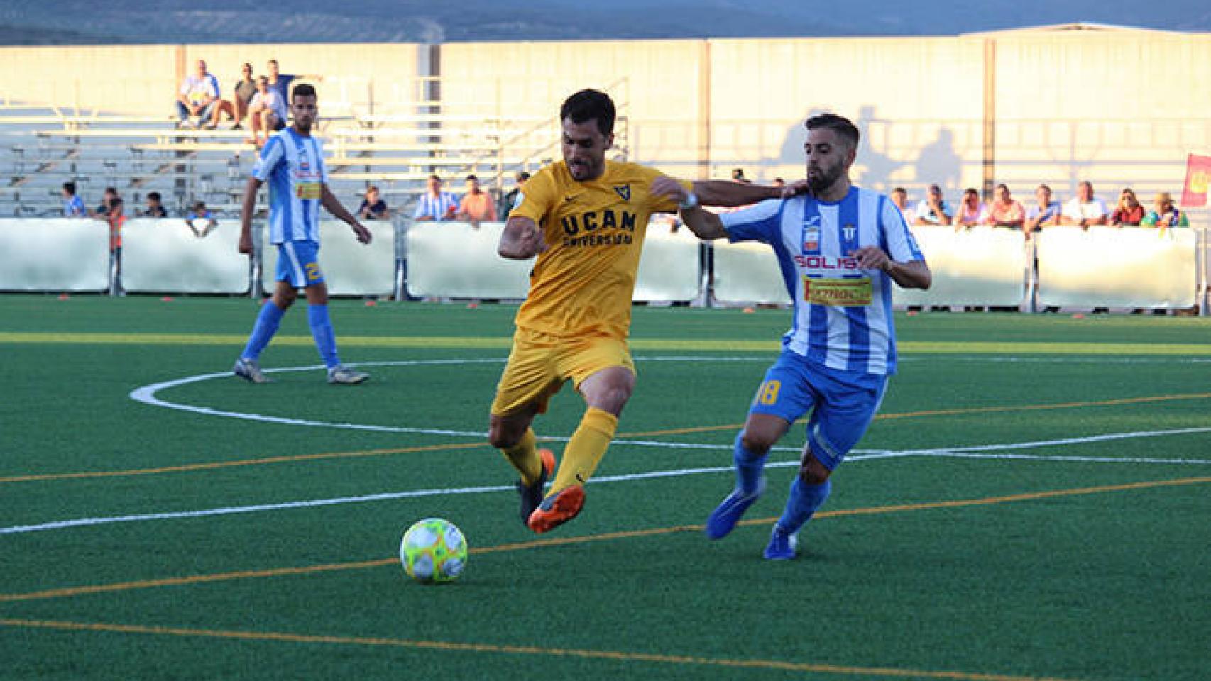 Imagen del encuentro ante el UCAM Murcia.