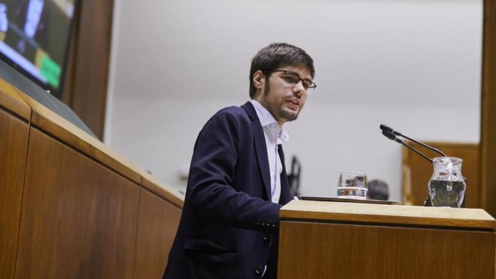 Lander Martínez, secretario general de Podemos Euskadi.