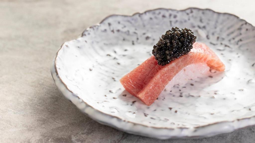 Kappo - nigiri atún rojo y caviar