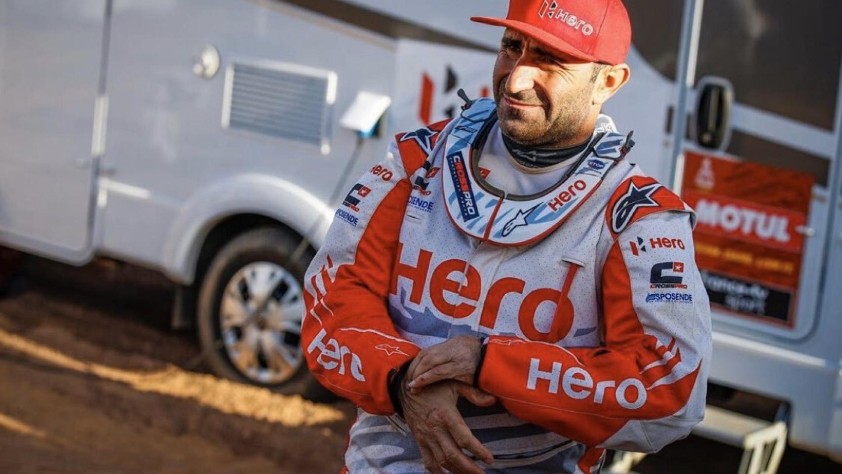 Paulo Gonçalves, en el Dakar