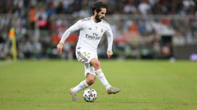 Isco, durante el Real Madrid - Atlético de la final de la Supercopa de España