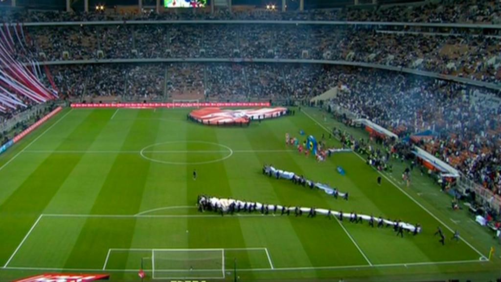 El estadio Rey Abdullah Sports City no se llena en la final de la Supercopa de España