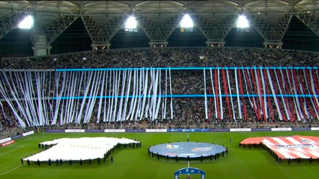 El estadio Rey Abdullah Sports City no se llena en la final de la Supercopa de España