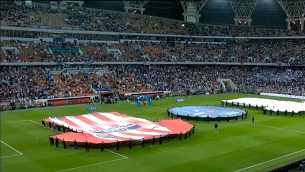 El estadio Rey Abdullah Sports City no se llena en la final de la Supercopa de España