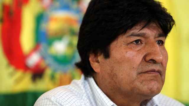 Evo Morales durante una reunión de su partido en la que decidieron la fecha y el lugar para elegir al candidato para los comicios de mayo.