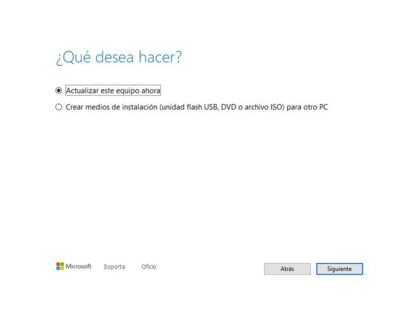 Herramienta de Windows 10.