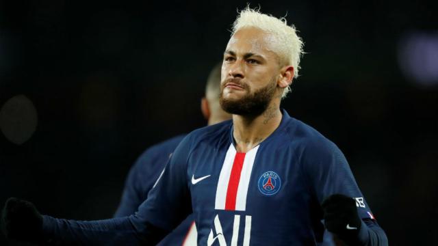 Neymar, en un partido del PSG