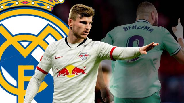 Timo Werner y Karim Benzema