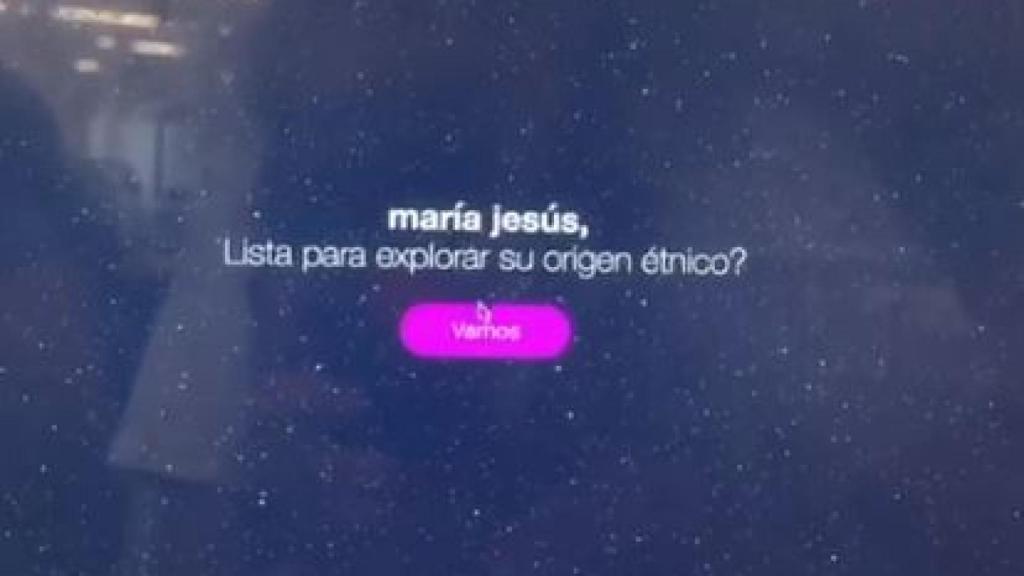 María Jesús va a comprobar cuál es su origen étnico con la prueba de ADN de ancestros.