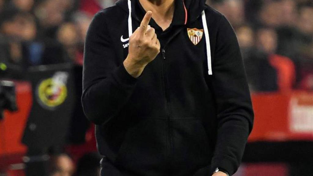 Julen Lopetegui, en un partido del Sevilla