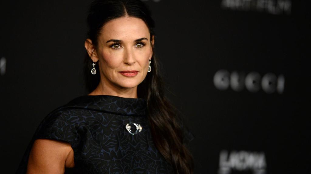 Demi Moore, en una alfombra roja.