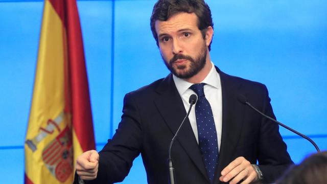 Pablo Casado, presidente del PP.