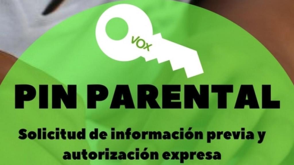 El pin parental es un requisito de Vox para apoyar los presupuestos de PP y Cs en Murcia.