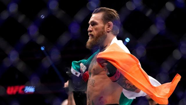 McGregor tras haber ganado a Cerrone en UFC 246