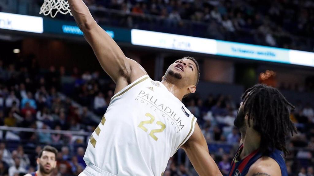 Tavares, durante el partido de Liga Endesa entre Real Madrid y Baskonia