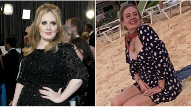 El antes y el después de Adele.