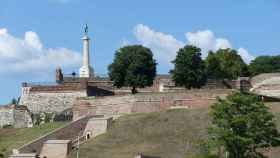 La fortaleza de Kalemegdan, desde donde se divisa el transcurso de los ríos Sava y Danubio.
