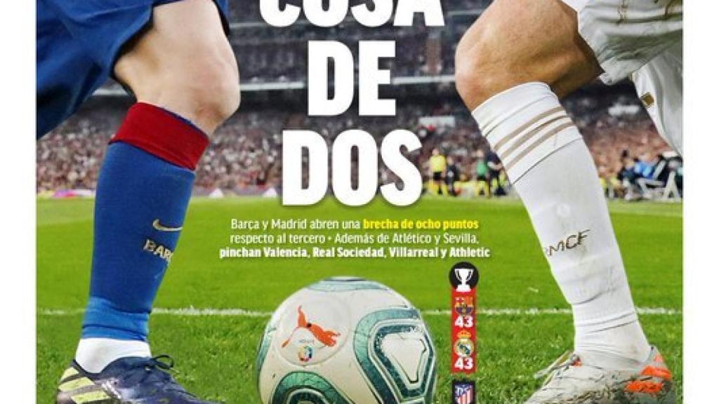 La portada del diario MARCA (20/01/2020)