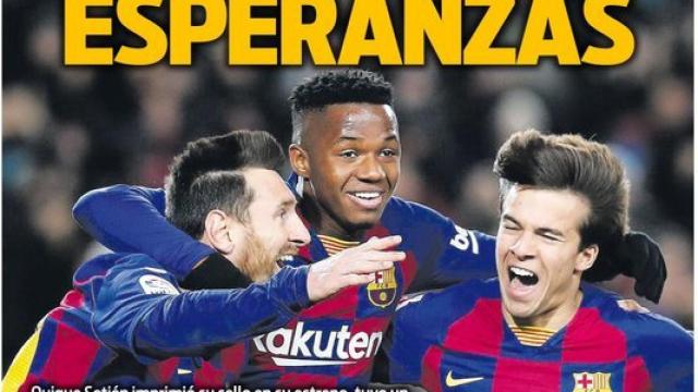 La portada del diario Sport (20/01/2020)