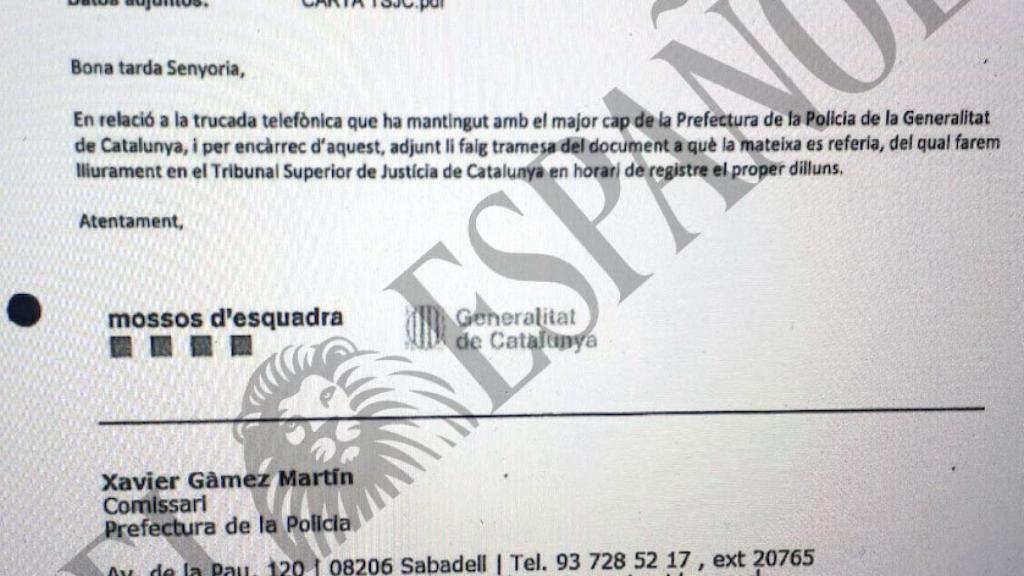 Correo al presidente el TSJC./