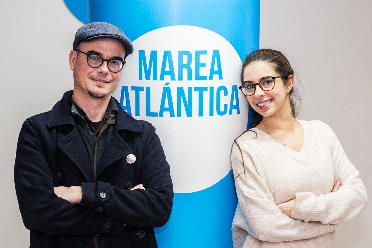 Diego Jiménez e Inés Cebreiro, candidatos a portavoces de Marea Atlántica