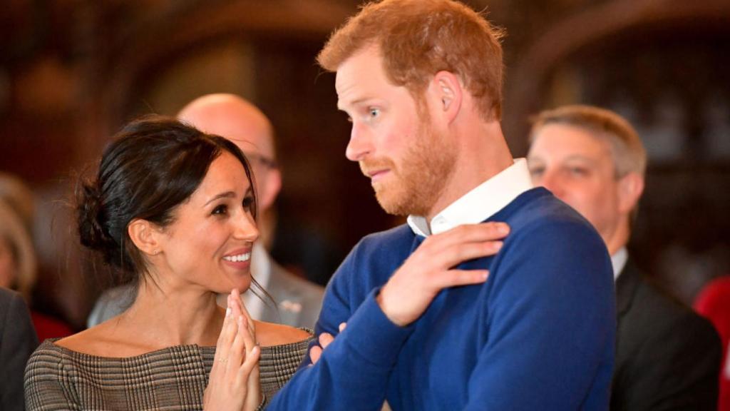 Los duques de Sussex, en una recepción.