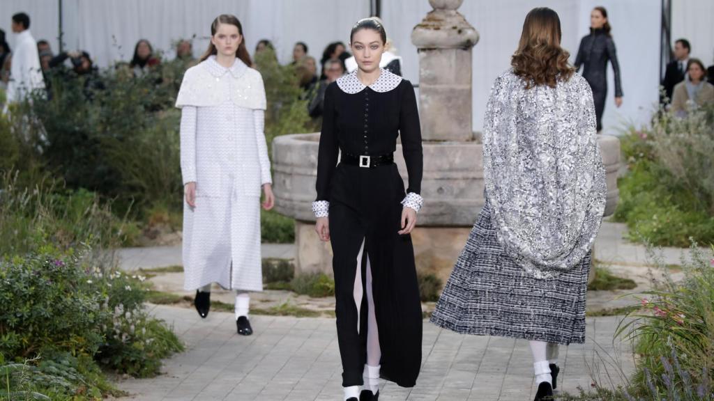 El desfile de la casa Chanel.